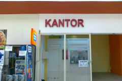 Kantor litery blokowe