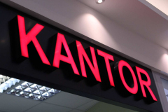 Litery blokowe Kantor