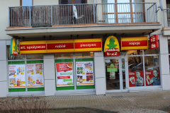Zewnętrzne oznakowanie sklepu