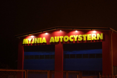 Podświetlone litery ze styroduru